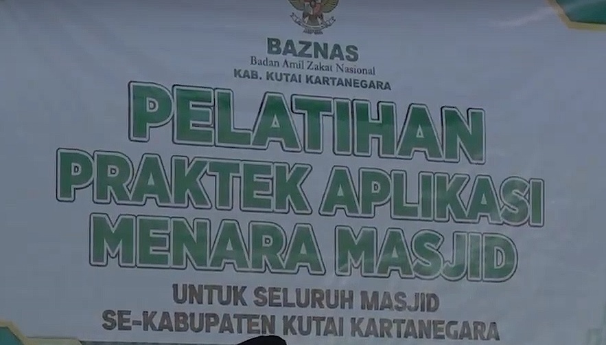 BAZNAS KUKAR PERKENALKAN APLIKASI MENARA MASJID