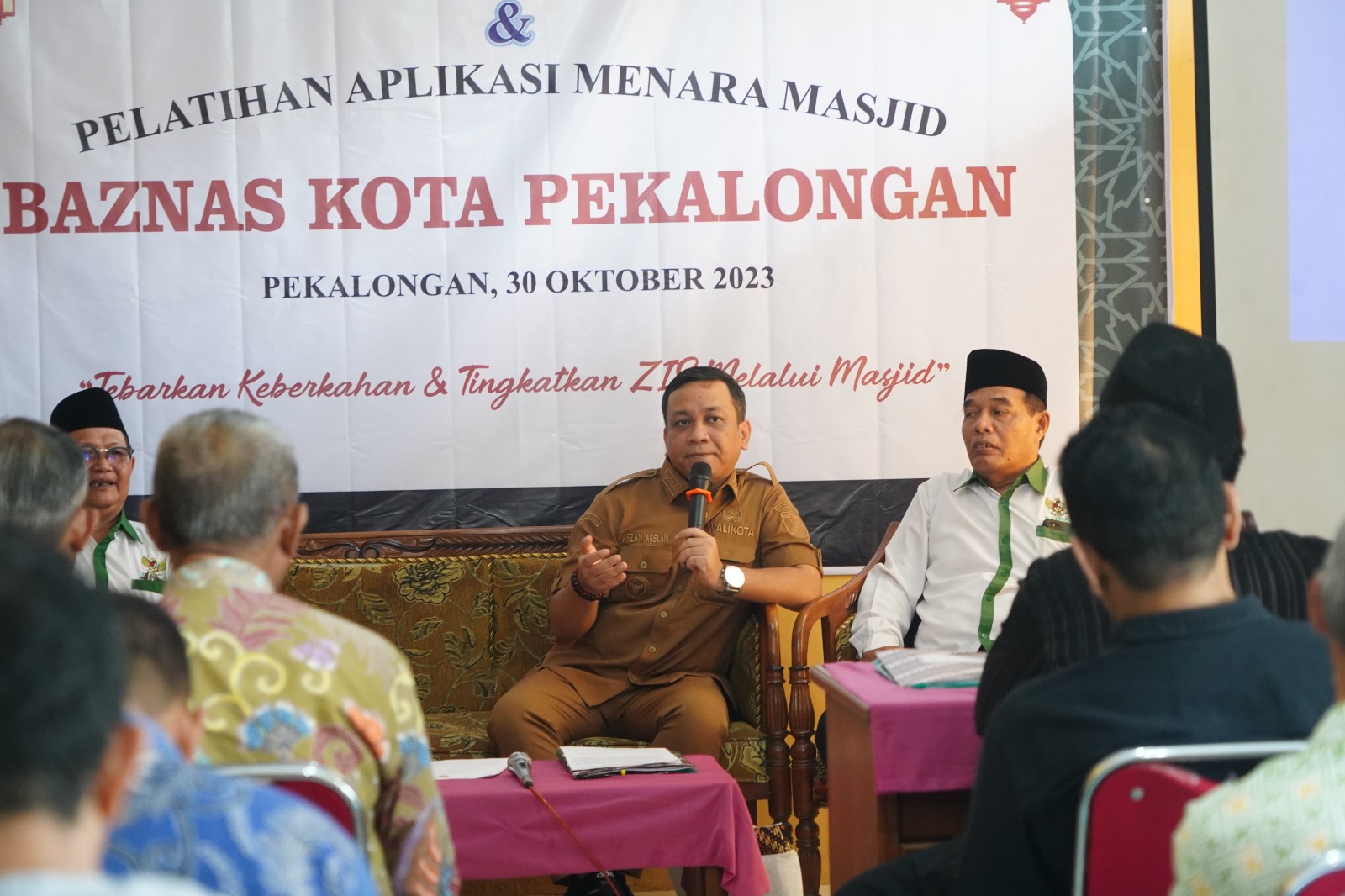 Pelatihan Aplikasi Menara Masjid Yg Diselenggarakan Baznas Kota Pekalongan 