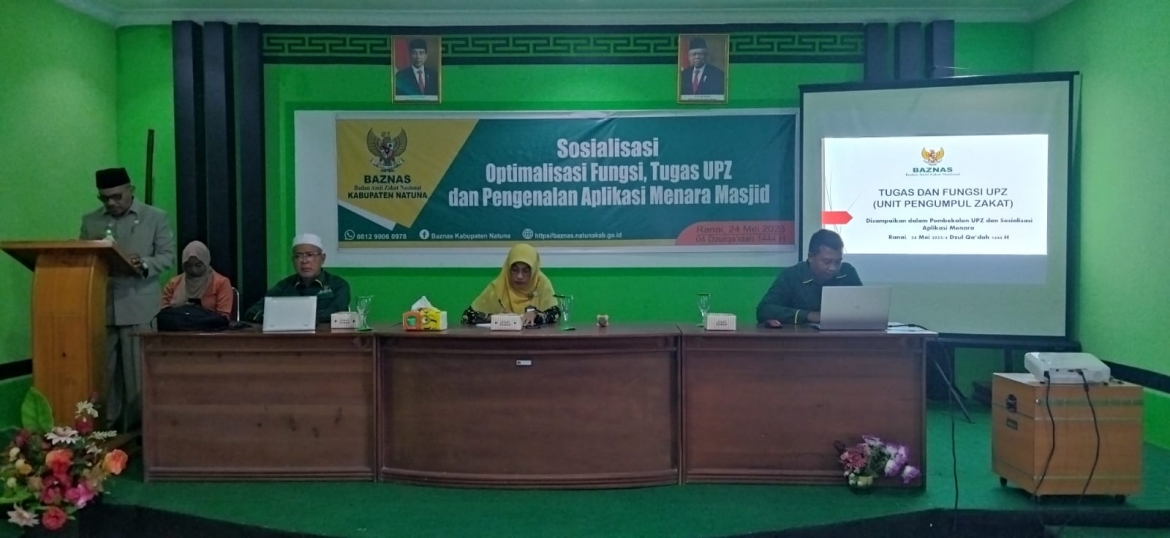 Baznas Natuna Sosialisasi Tugas Dan Fungsi Upz Dan Pengenalan Aplikasi Menara Masjid 2835