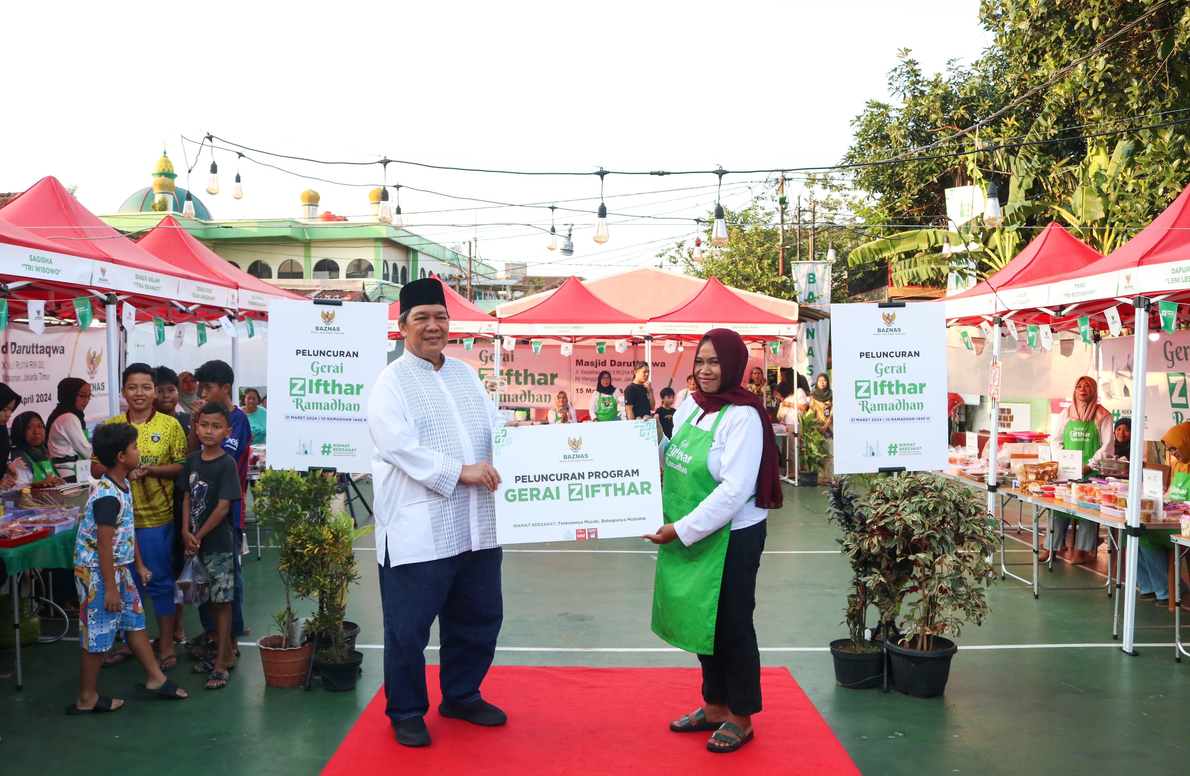 Semarakkan Ramadhan, Gerai Z-Ifthar BAZNAS Berdayakan Mustahik UMKM Binaan