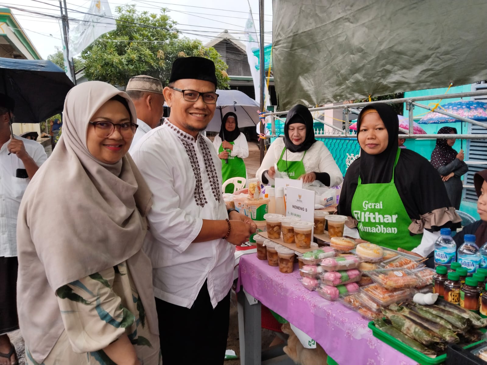 Semarak Peresmian Gerai Z-Ifthar Ramadhan Masjid Al Hidayah, Cilegon